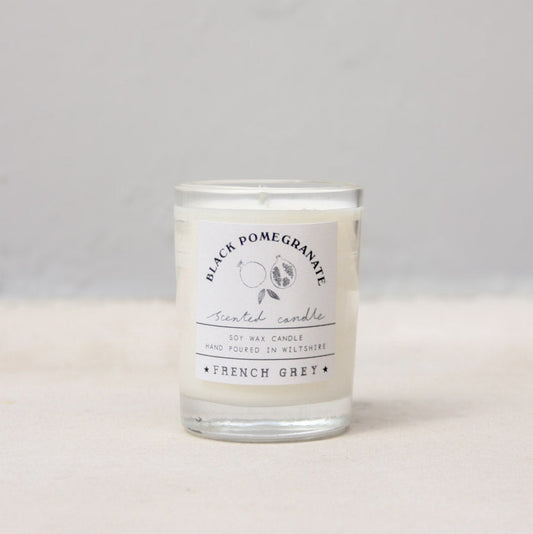 Black Pomegranate - French Grey Signature Votive Candle