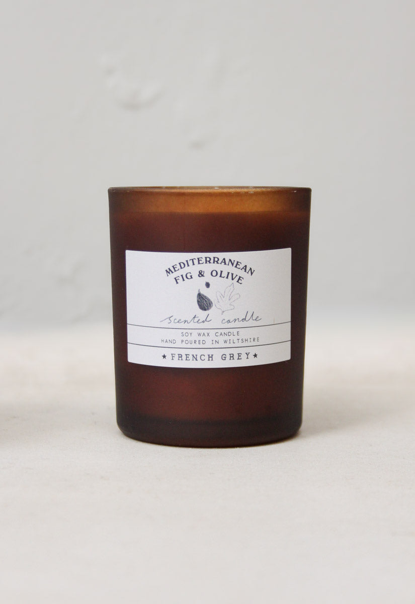 Mediterranean Fig & Olive - French Grey Signature Candle