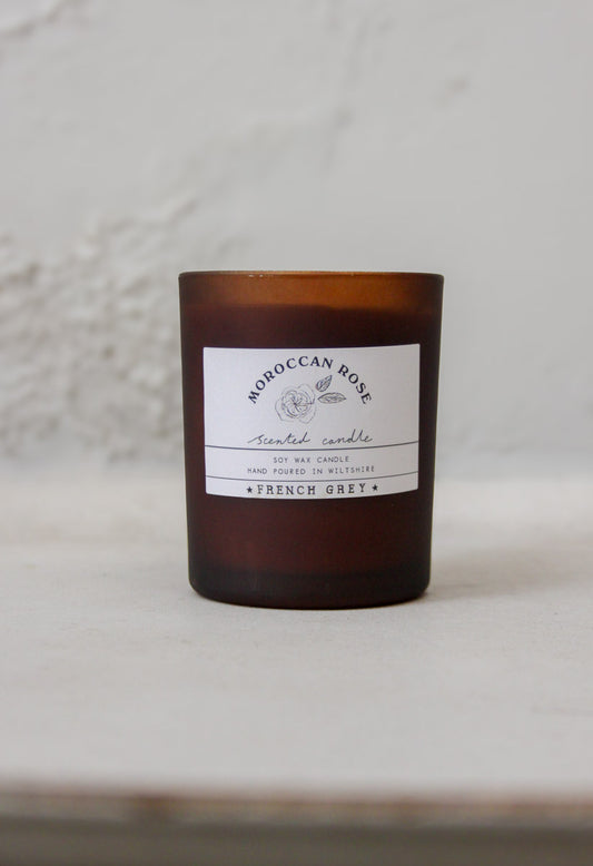 Moroccan Rose - French Grey Signature Candle