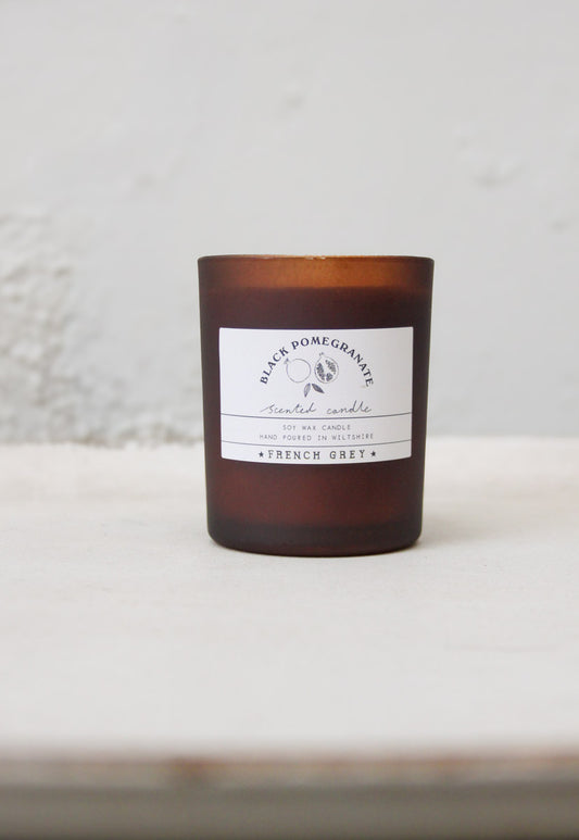 Black Pomegranate - French Grey Signature Candle