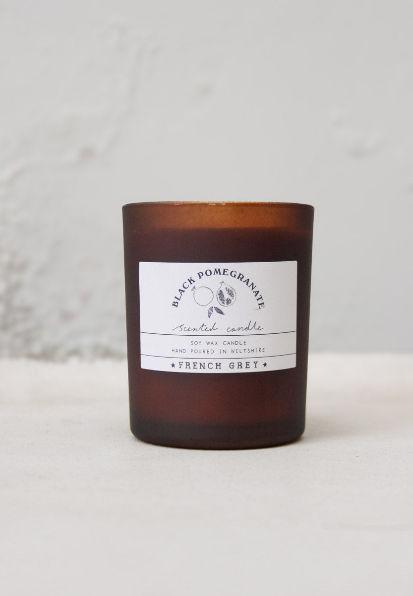 Black Pomegranate - French Grey Signature Candle