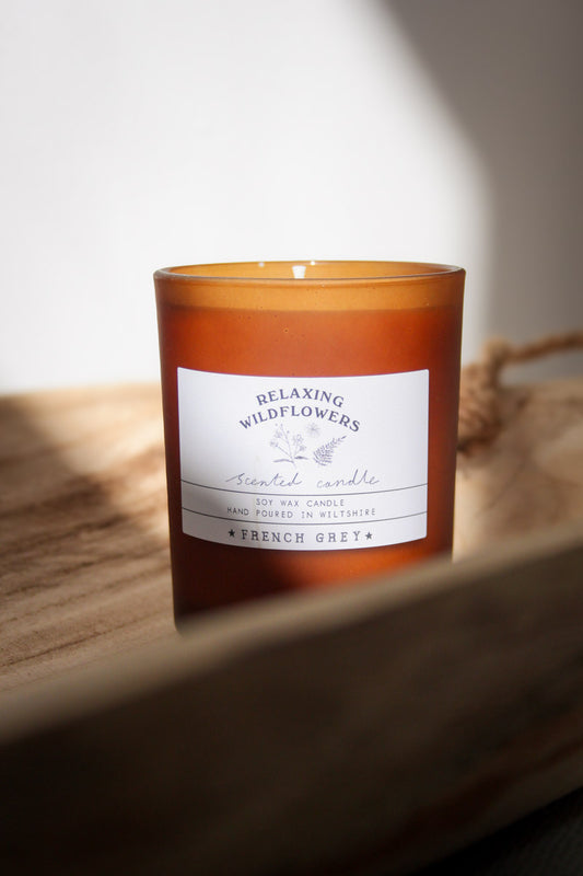 Relaxing Wildflowers - French Grey Signature Candle