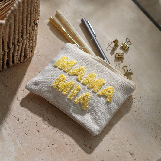 Lupton 'Mama Mia' Zipped Pouch