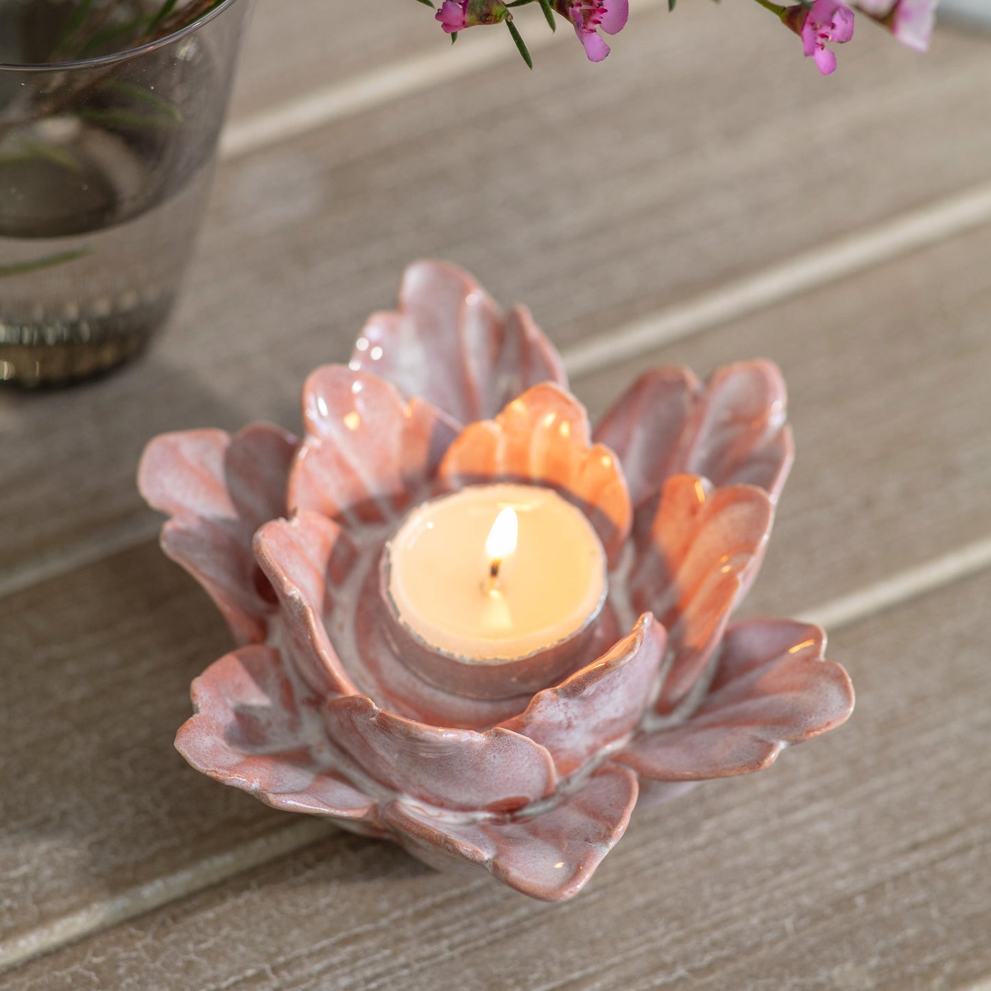Lulworth Lotus Candle Holder
