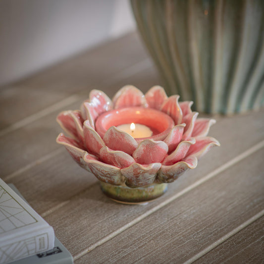 Tresco Blush Blossom Candle Holder