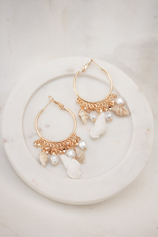 Coastal Charm Hoop Earrings