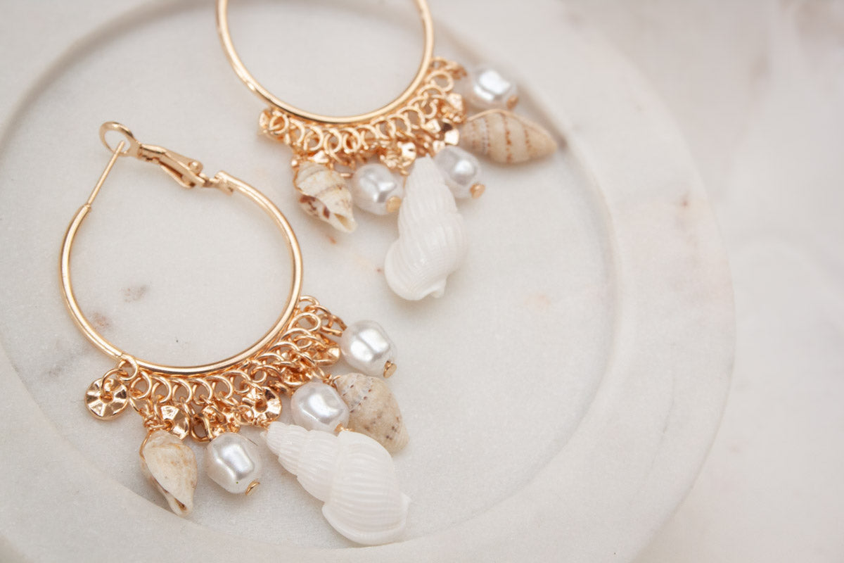Coastal Charm Hoop Earrings