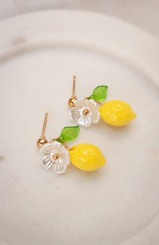 Lemon Blossom Drop Earrings