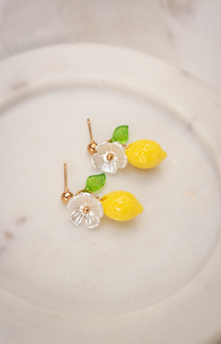Lemon Blossom Drop Earrings