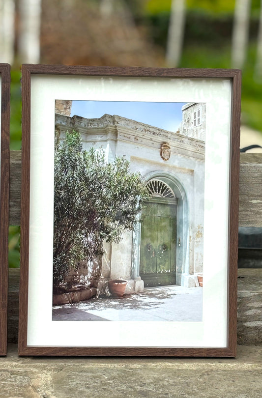 Framed mediterranean print