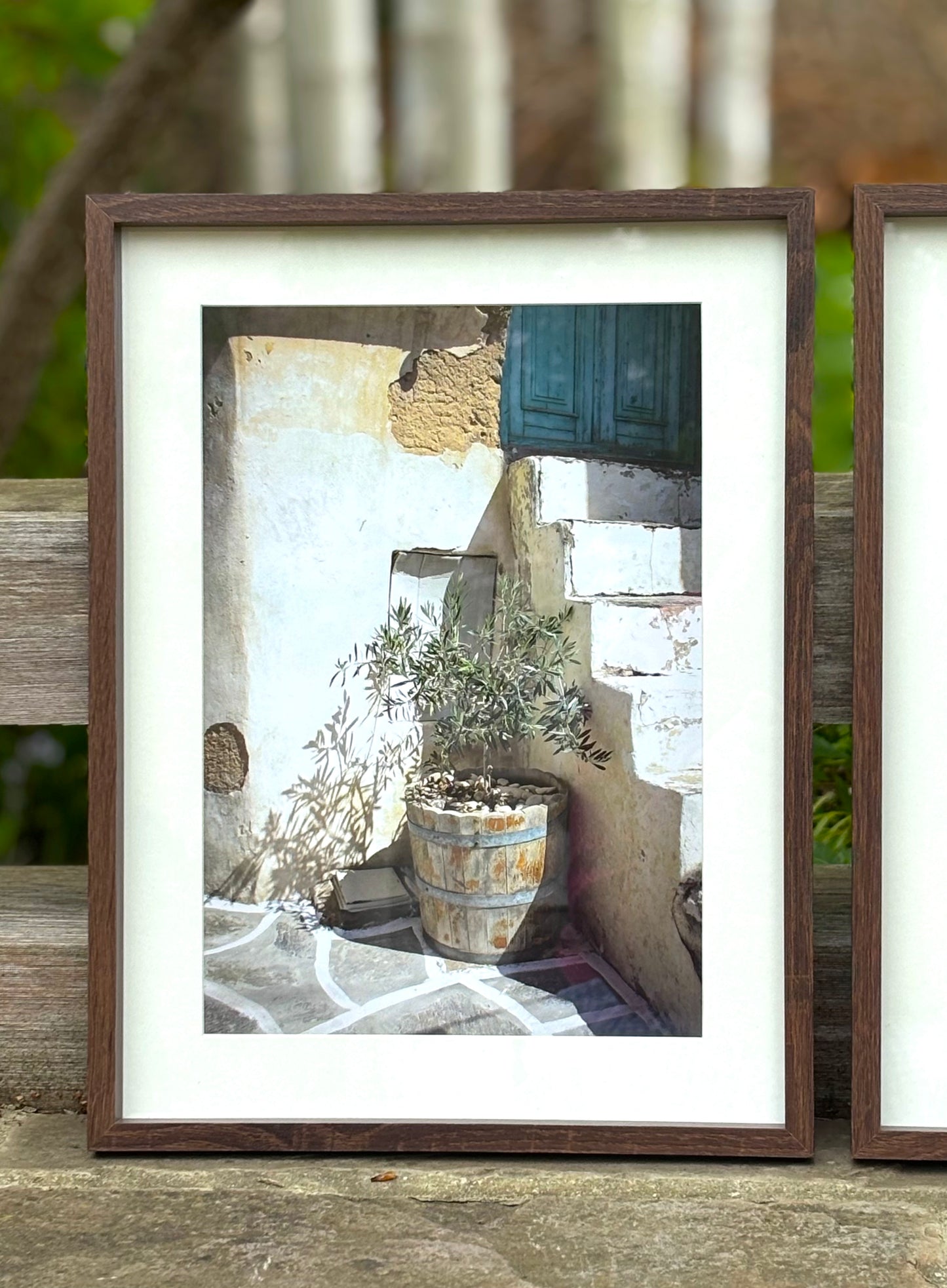 Framed mediterranean print