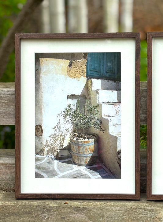 Framed mediterranean print