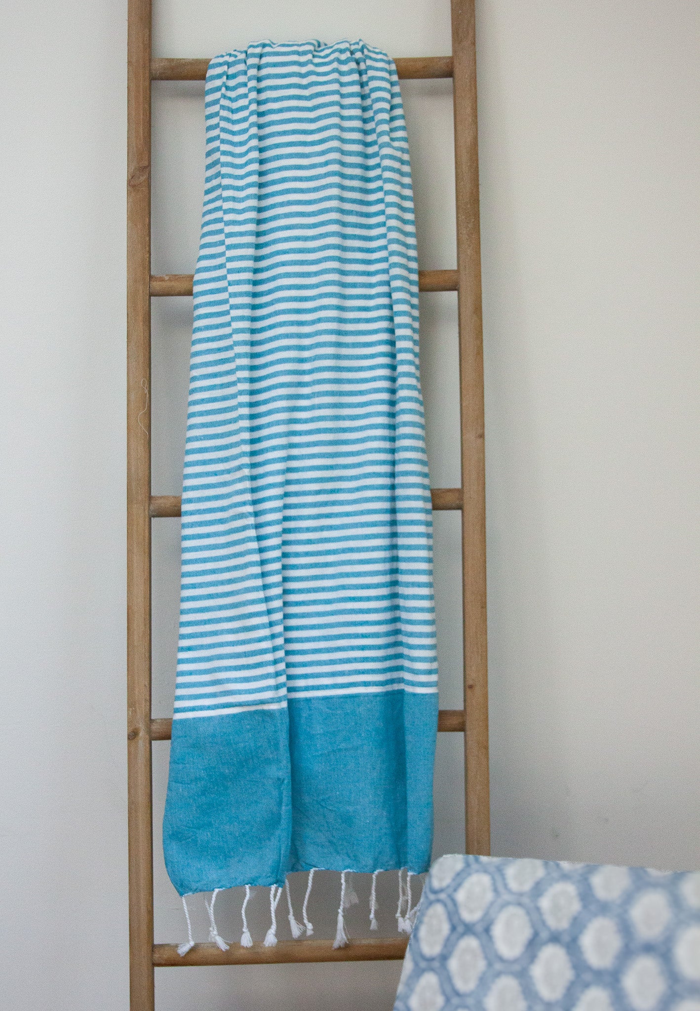 Blue Striped Spa Towel