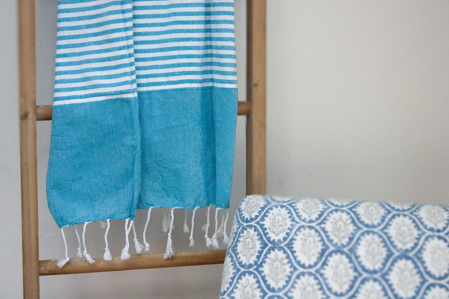 Blue Striped Spa Towel