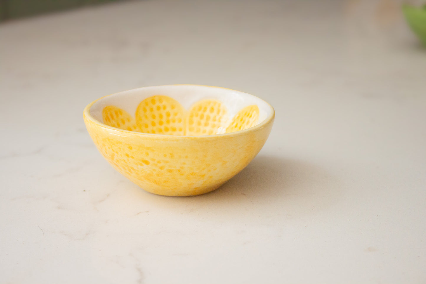 Lemon Ceramic Dipping & Trinket Bowl