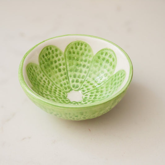 Lime Ceramic Dipping & Trinket Bowl