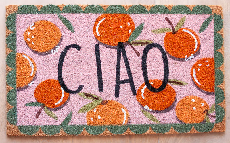 Ciao Oranges Coir Doormat – 45 x 75cm