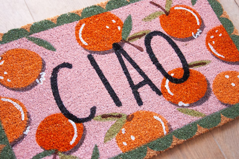 Ciao Oranges Coir Doormat – 45 x 75cm