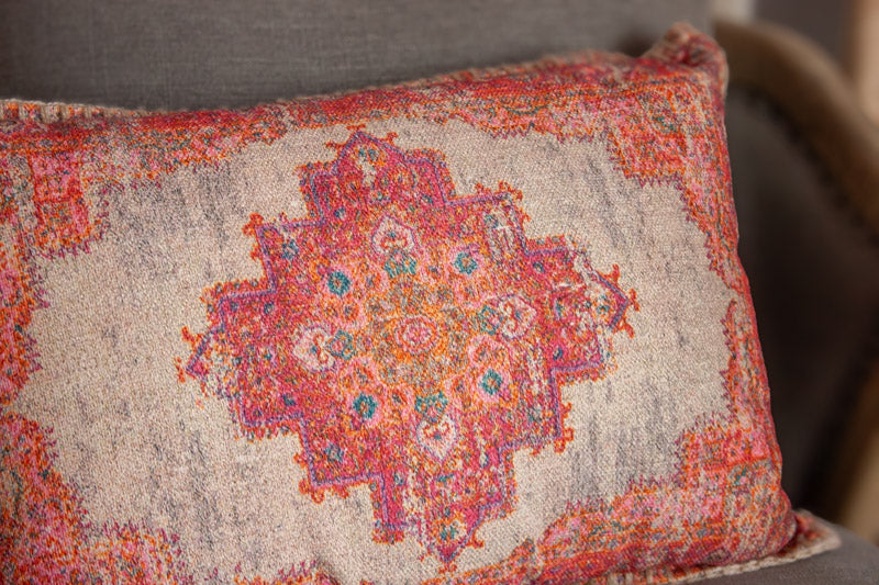 Red Patterned Cushion (40 x 55cm)