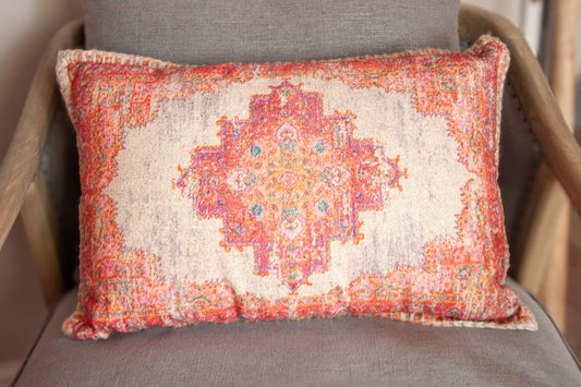 Red Patterned Cushion (40 x 55cm)