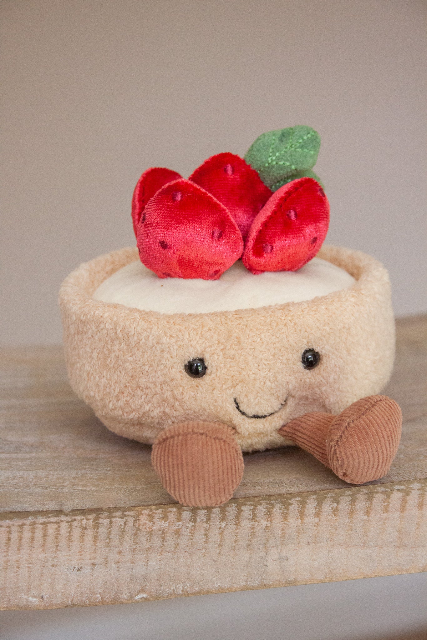 Jellycat Amuseables Fleurette Tarte Aux Fraises