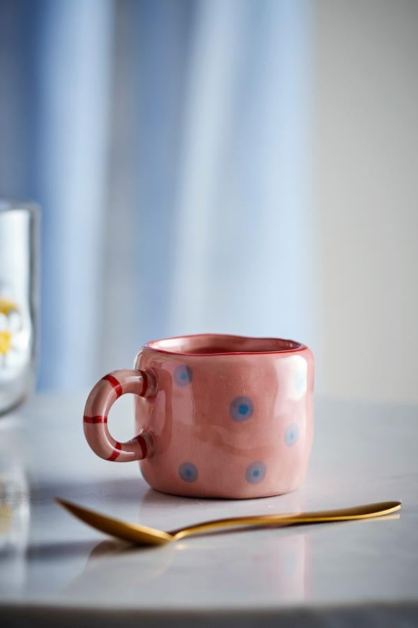 Nini Espresso Cup, Stoneware - Pink