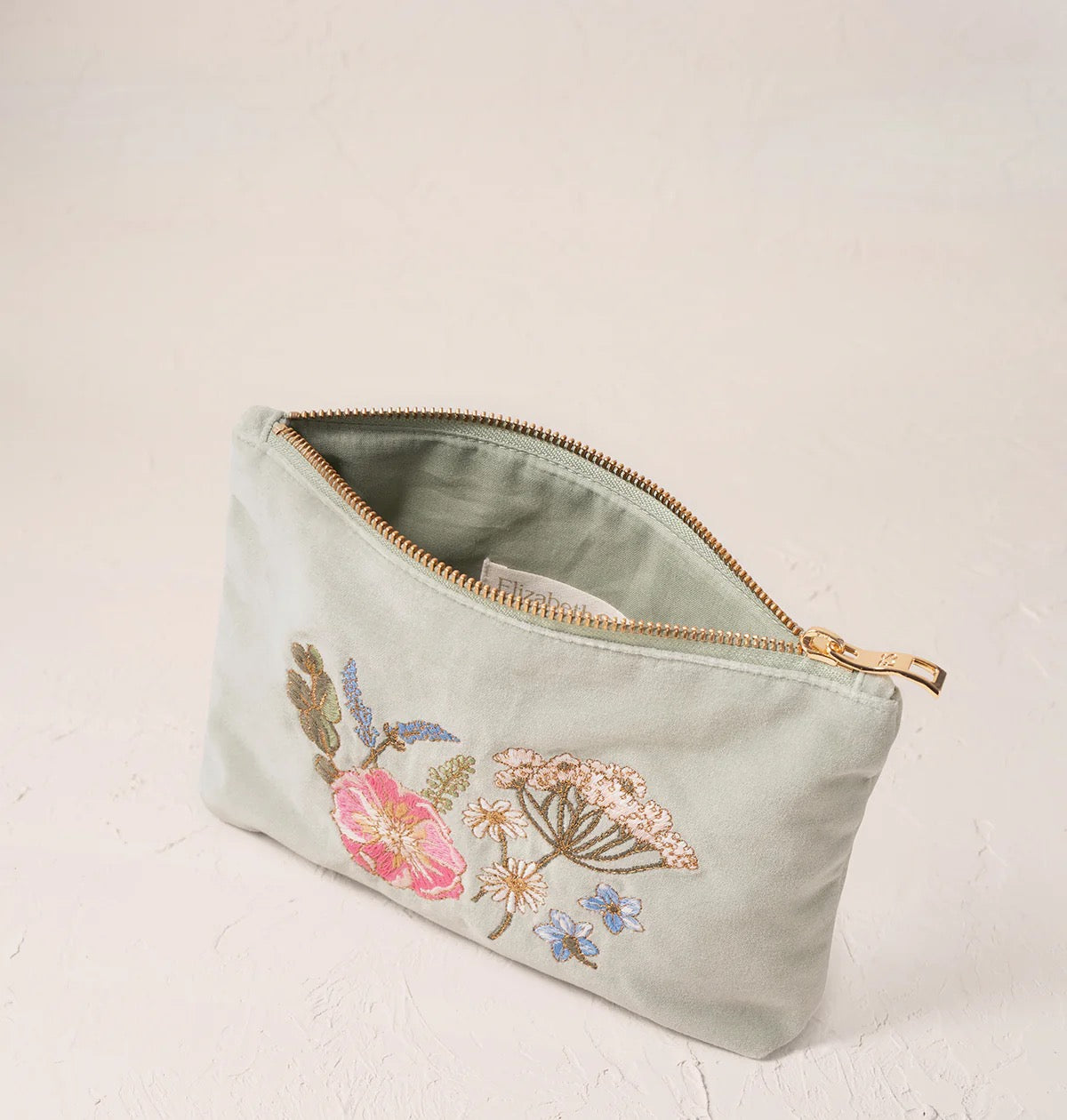 Elizabeth Scarlett Pressed Flowers Mini Pouch
