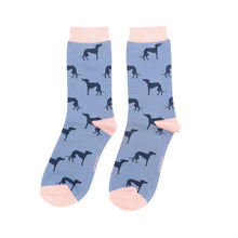  Ladies Bamboo Socks Greyhound Denim