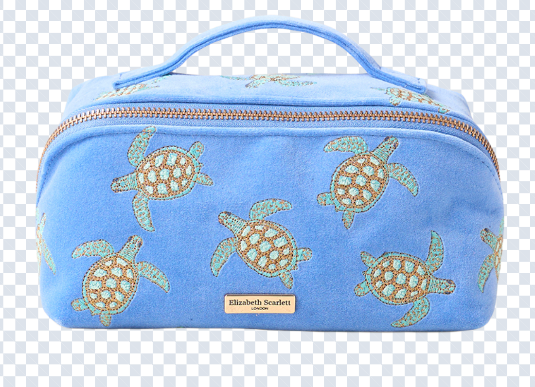 Elizabeth Scarlett Turtle Lie-Flat Make Up Bag
