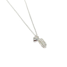  Laylin Feather Necklace Silver