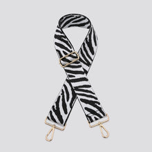  Bag Strap Zebra Print Black/White