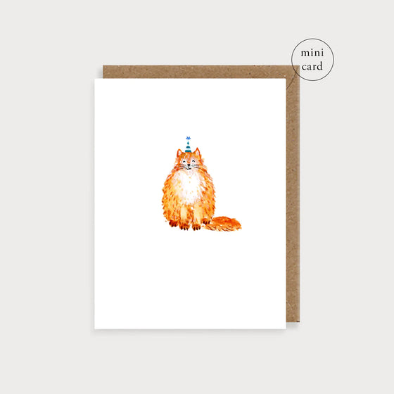 Party Cat Mini Card