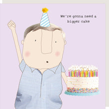  Bigger Cake Boy Card