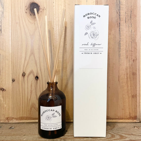 Moroccan Rose Reed Diffuser French Grey Interiors