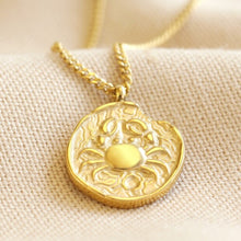  Gold Cancer Pendant Necklace
