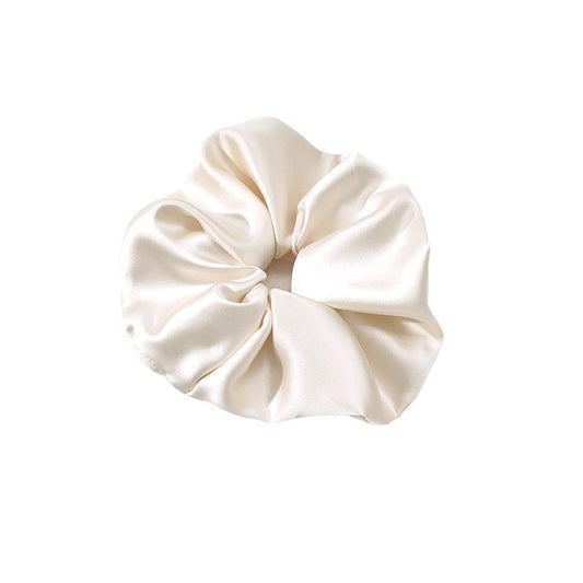 Extra Large Silky Scrunchie Ivory